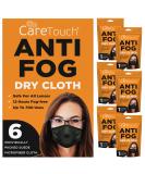 Care Touch Anti-Fog Dry Cloth - Individually Wrapped Microfiber - 24-Hours Fog Free - 700 Uses - Safe for All Lenses - Buy Online on GoSupps.com