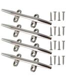 VEITHI 6 316 Stainless Steel Boat Cleat 4-Pack with Screws - Open Base Dock Cleats - Buy Online on GoSupps.com