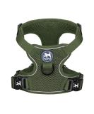Buy POPOTET Reflective Dog Harness - Soft Breathable Adjustable Vest (Military Green Medium) | International Shipping Available - Buy Online on GoSupps.com