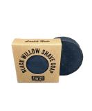 Black Willow Shave Soap - Vegan All-Natural Handmade with Organic Ingredients for Smooth Shaving | A Wild Soap Bar - International Shipping Available - Buy Online on GoSupps.com