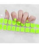 Semi Cured Gel Nail Strips - Salon-Quality Self-Adhesive Stickers for Manicure - 22 Stickers - UV/LED Lamp Required - 60-Fluorescent French - Buy Online on GoSupps.com