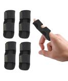 4pcs finger splint finger brace finger splints for broken finger support trigger finger splint for middle finger / ring finger little broken finger splint middle finger splint finger straightener 4PCS black - Buy Online on GoSupps.com