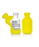 VIAL SAFE Insulin Bottle Protector Case 2-Pack (Short) - Sunshine Yellow | Reusable Silicone Sleeve for Diabetes Management - Buy Online on GoSupps.com