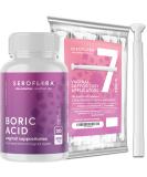 Boric Acid Vaginal Suppositories for Women | 30 Suppositories & Applicators | Odor Control Support - Buy Online on GoSupps.com