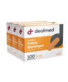 Dealmed Sterile Flexible Fabric Adhesive Bandages 1x3 Inch 100/Box - 3 Boxes | Breathable First Aid Strips for Medical Emergency Kits & Clinic - Buy Online on GoSupps.com