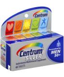 Centrum Silver Men 50+ Multivitamin Tablets 65 ea - Complete Daily Nutrition for Men Over 50 - Buy Online on GoSupps.com