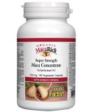 Natural Factors Organic MacaRich Super Strength Maca & Ginseng 500mg - 90 Veg Capsules - Buy Online on GoSupps.com