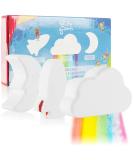 Robin Goods 3x Colorful Bath Bombs for Kids - Rocket Cloud & Moon - Rainbow Effect Spa & Wellness - Perfect Gift for Little Ones - Buy Online on GoSupps.com