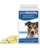 Wagmore Dog Hip & Joint Care Supplements | 120 Tablets with Glucosamine, Chondroitin, Turmeric & Vitamins | Supports Joint Health in Adult/Senior Dogs - Buy Online on GoSupps.com