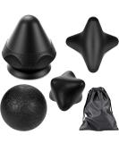 Zocipro 4-Piece Trigger Point Set | Suction Cup Massage Tools for Muscle Pain Relief - Back Neck Arms Shoulders - Buy Online on GoSupps.com