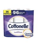 Cottonelle Ultra ComfortCare Toilet Paper 36 Family Rolls - Soft Biodegradable Bath Tissue, Septic-Safe - Buy Online on GoSupps.com