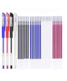 WedFeir Heat Erasable Fabric Marking Pens with 28 Refills - Ideal for Tailors, Sewing, Quilting, and Dressmaking - 4 Colors Heat Erase Pens - Fabric Safe - Buy Online on GoSupps.com