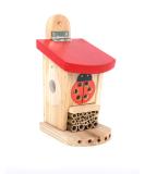 Wildlife World LBT4 Live Ladybird Lodge in Red/Brown - Natural Pest Control Solution - Buy Online on GoSupps.com