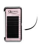 Flat Lashes QueWel | Ellipse Eyelashes for 1:1 Extensions | 0.15D Curl 15mm Silk Single Eyelashes - Naturally Black (1 Piece) - Buy Online on GoSupps.com