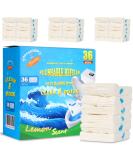 Effacera 36 Disposable Toilet Bowl Paper Refills - Fresh Flushable Bulk Pack for Bathroom Toilet Brush - Starter Kit Supplies - 36 Refills (No Handle) - Buy Online on GoSupps.com