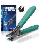 High-Performance Nail Clippers for Thick Nails | Stainless Steel Fingernail & Toenail Cutters with Glass Nail Files - Perfect for Men Women & Seniors - Buy Online on GoSupps.com