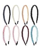 FASOTY Beaded Headband Set - 8 Colorful Non-Slip Thin Hair Hoops for Women & Girls - Fashion Hair Accessories (1.2cm/0.5 inch) - Buy Online on GoSupps.com