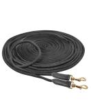 WALDHAUSEN Gehrmann Double Lunge Webbing - 18m Black | Premium Equestrian Gear for International Shipping - Buy Online on GoSupps.com