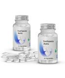 Buy Natural Mint Toothpaste Melts - Clean Ingredients Whitening Formula 128 Tablets (2 Pack) - Stain Fighting Bicarbonate & Earth Minerals - Buy Online on GoSupps.com