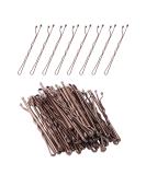 Hair Pins 50pc Brown Bobby Pins Hair Grips Ideal for Fine Hair - Does Not Peel Off (5cm)1 Brown 50 count (Pack of 1) - Buy Online on GoSupps.com