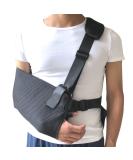 Adjustable Arm Sling Shoulder Immobilizer | Lightweight Breathable Support for Dislocation, Fracture, and Sprains | Fits Adults and Youths - Buy Online on GoSupps.com