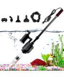 AQQA Electric Aquarium Gravel Cleaner 6-in-1 | 320GPH 20W Automatic Fish Tank Cleaning Tool | Suitable for Water Changes, Sand Washing, and Water Filtration - Buy Online on GoSupps.com