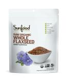 Buy Sunfood Organic Whole Flaxseed 1 lb | Raw Superfood Nutrition - Buy Online on GoSupps.com