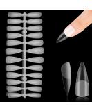 Lea-Shall Nail Tips Set 240 Pre-Shaped Almond Gel Nails 12 Sizes | Full Cover Artificial Nail Tips for Stunning Acrylic Nail Designs - Buy Online on GoSupps.com
