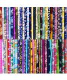 50pcs 10x10 inch Cotton Fabric Bundle Squares - Precut Quilting Sewing Craft Patchwork Supplies - Buy Online on GoSupps.com