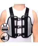 ORTONYX Sternum and Thorax Support Chest Brace / ACHB5255-XL X-Large (Pack of 1) Black/Gray - Buy Online on GoSupps.com