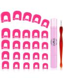 28pcs Nail Stencils & Nail Art Pens | Perfect for Creative Nail Designs & Easy Polish Removal - Buy Online on GoSupps.com