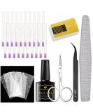 MSRUIOO Fiberglass Nail Extension Gel Kit Gel Nail Builder Extension Fiber Nail Kit with Magical Silk Fiberglass  Quick Building Gel  Nail File  Tweezers  Scissors  Nail forms for Gel Extension Nail Art - Buy Online on GoSupps.com