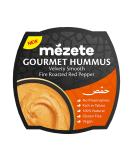 Mezete Original Hummus with Sun-Dried Roasted Peppers - Vegan & Gluten-Free - 215g | International Shipping Available - Buy Online on GoSupps.com
