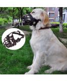 Jyhy Silicone Rubber Dog Muzzle - Soft Adjustable Anti-Chewing & Breathable Safety Mask for Small/Medium Dogs (26-30cm Black) - Buy Online on GoSupps.com