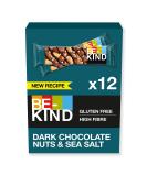Kind chocolate cereal bar gluten free healthy snack dark chocolate nuts & sea salt 12 x 40 g dark chocolate nuts & sea salt single - Buy Online on GoSupps.com