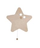 Bo Babys ONLY - Star Baby Wall Lamp | Night Lamp for Children's Room | Battery Operated Paintable FSC Quality Wood | 25 000 Hour Lifetime - Buy Online on GoSupps.com
