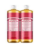 Dr. Bronner's Tea Tree Pure-Castile Liquid Soap - 18-in-1 Uses - Acne-prone Skin, Dandruff, Laundry, Pets, Dishes - 32 oz (Pack of 2) - Organic Oils, Concentrated, Vegan & Non-GMO - Buy Online on GoSupps.com