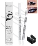 White Waterproof Gel Eyeliner Pen with Sharpener - Long Lasting Matte Formula for Highlighted Eyes | Eyeliner Pencil for Tattoo Effect and Smooth Application - Buy Online on GoSupps.com
