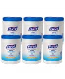 PURELL Hand Sanitizing Wipes Fresh Citrus Scent 270 Count Alcohol-free formula Sanitizing Wipes in Eco-Fit Canister (Case of 6) - 9113-06 - Buy Online on GoSupps.com