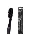 PRESIDENT Smokers Toothbrush - 9 MIL (Black/Black) | Best for Smokers & Stubborn Stains - International Shipping Available - Buy Online on GoSupps.com