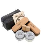 Selvyt 1890 SET P Shoe Care Kit Luxury Bag with Horse Hair Brushes Cloth and Creams - Buy Online on GoSupps.com