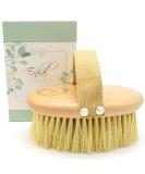 Vegan Soft Touch Body Brush | 100% Natural Bristles | Eco-Friendly Dry Brush for Cellulite | Beech Wood & Sisal Fibers | Plastic-Free Massage Brush - Buy Online on GoSupps.com