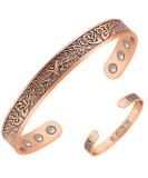 Jeracol Copper Magnetic Tree of Life Bracelet | Adjustable 100% Solid Copper Cuff Bangle with 12 Magnets | Men Women's Brazaletes | Gift Box Included - Buy Online on GoSupps.com