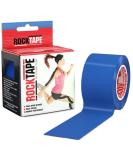 Kinesiology Tape Athletes Water Resistant Reduce Pain & Injury Recovery 5cm x 5m Uncut Navy Blue - Buy Online on GoSupps.com