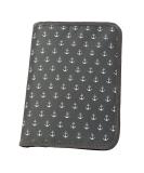 Luxdag Nylon Wrap Diaper Bag with Zipper - Dark Gray Anchor - Stylish & Functional Compartment Organizer for On-the-Go Parents - Buy Online on GoSupps.com