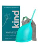 Kind Cup Menstrual Cup | Comfortable & Easy to Use | Eco-Friendly Period Solution for High & Low Cervix | Regular Size (Aqua) - Ship Worldwide - Buy Online on GoSupps.com