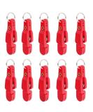 FUNORNAM Heavy Tension Snap Release Clips for Weight Planer Board Kites Downrigger Trolling Fishing red - Buy Online on GoSupps.com