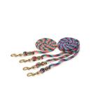 Shires Topaz 1.8m Lead Rope: Pink/Turquoise/Navy - Buy Online on GoSupps.com