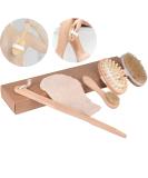 Buy GCOA Body Brush Set | Back Face & Massage Brushes for Radiant Skin | Exfoliating Bathing Brushes for Healthy Body - Buy Online on GoSupps.com