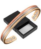 Yinox 8 Magnetic Arthritis Bracelets for Women - 6.5 Inch Pure Copper Therapy for Carpal Tunnel & Pain Relief (3500 Gauss) - Buy Online on GoSupps.com